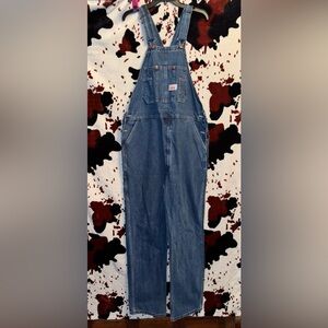 Roundhouse Men’s Blue Denim Overalls